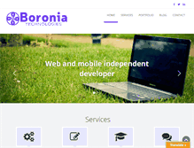 Tablet Screenshot of boroniatechnologies.com